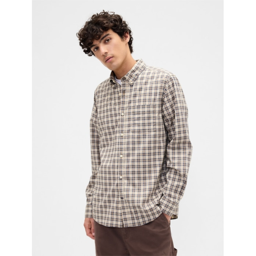 Gap Stretch Poplin Shirt in Standard Fit