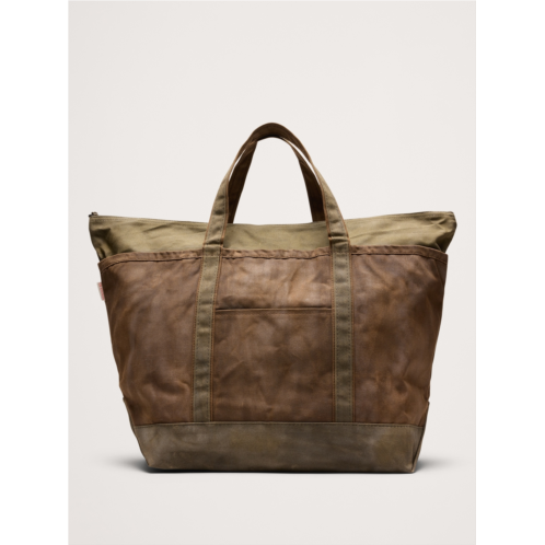 Bananarepublic Waxed Canvas Tote by CB Station