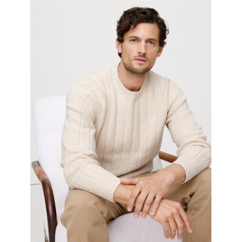 Bananarepublic Boucle Ribbed Crew-Neck Sweater