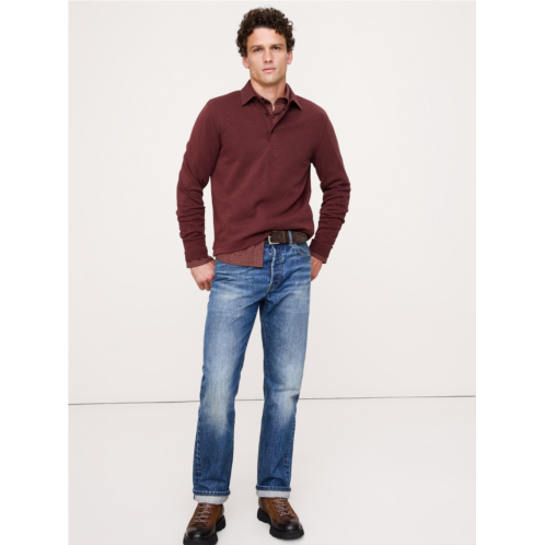Bananarepublic Slub Double-Knit Polo