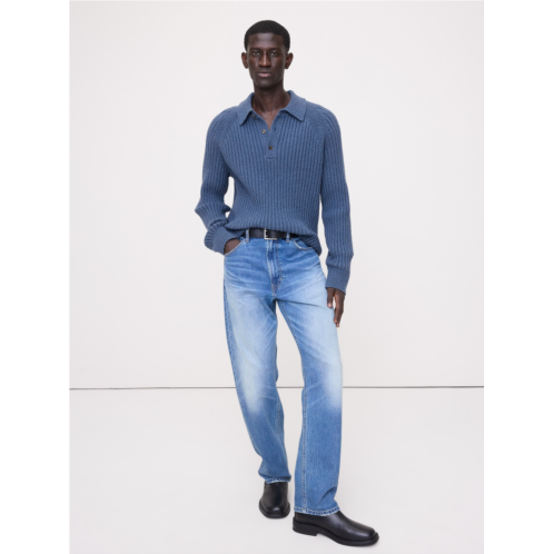 Bananarepublic Boucle Ribbed Sweater Polo