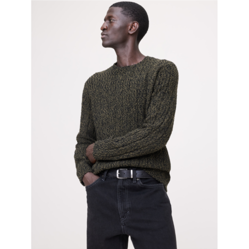 Bananarepublic Boucle Ribbed Crew-Neck Sweater