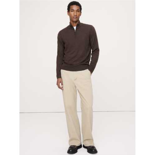 Bananarepublic Merino Quarter-Zip Sweater