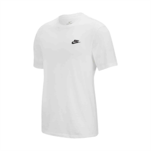 NIKE mens sportswear club t-shirt_white/black