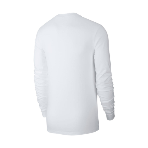 NIKE mens sportswear long sleeve t shirt_white/black