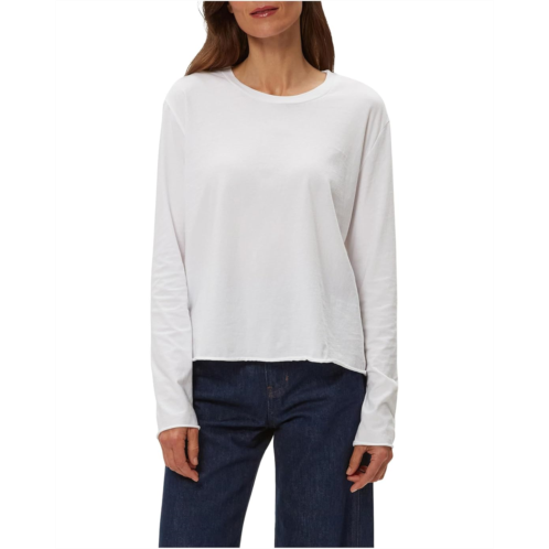 Womens Michael Stars Aiko Crew Neck Rolled Edge Tee