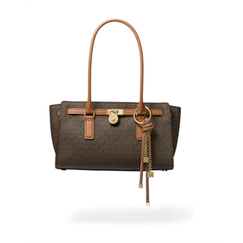 Michael Michael Kors Hamilton Moderne Small East West Shoulder Tote W/ Charm