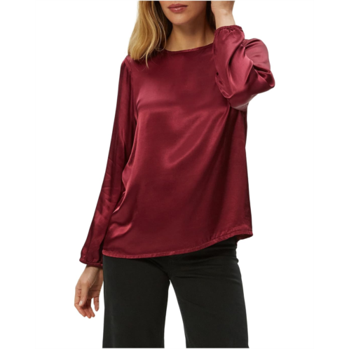 Womens Michael Stars Lali Crew Neck Blouse