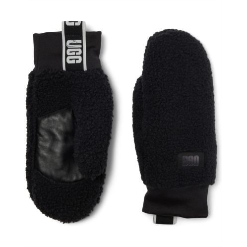 UGG Uggfluff Mitten With Logo Tape