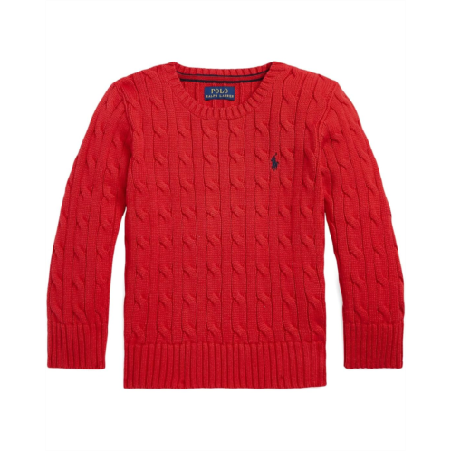 Polo Ralph Lauren Kids Cable-Knit Cotton Sweater (Toddler/Little Kid)