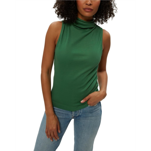 Womens Michael Stars Chiara Drape Neck Tank