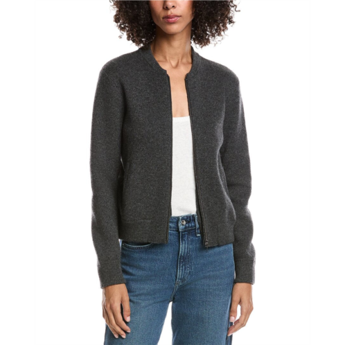 Forte Cashmere zip bomber cardi