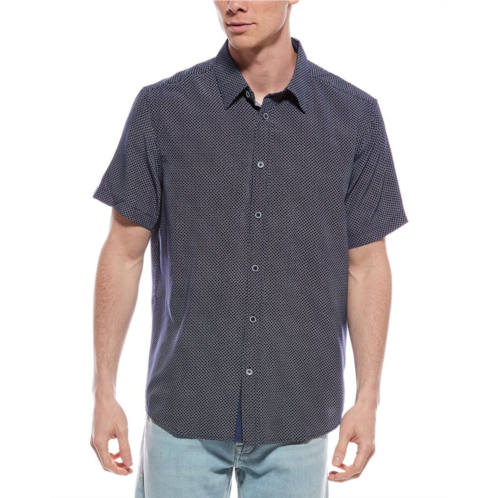 Report Collection geo print shirt