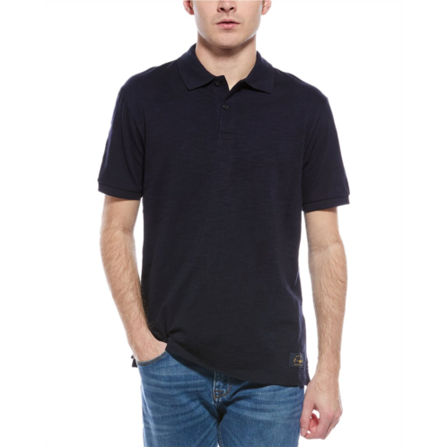 Scotch & Soda slub polo shirt
