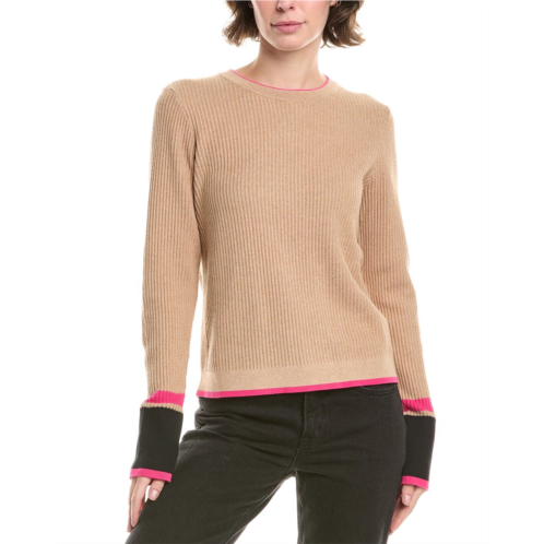 Forte Cashmere rib crewneck sweater
