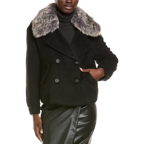 Kenneth Cole wool-blend short peacoat