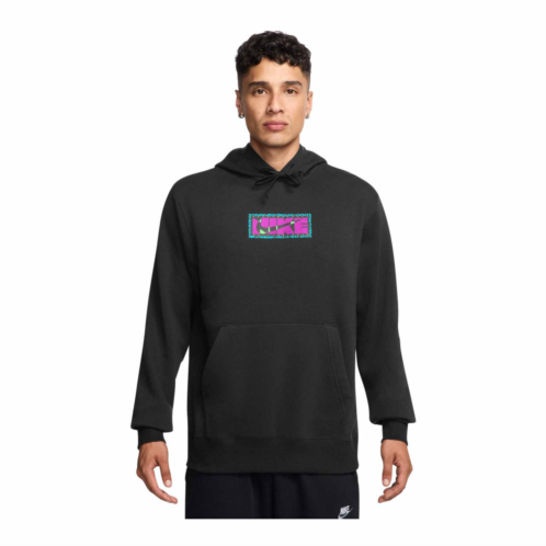 NIKE club mens pull-over fleece hoodie