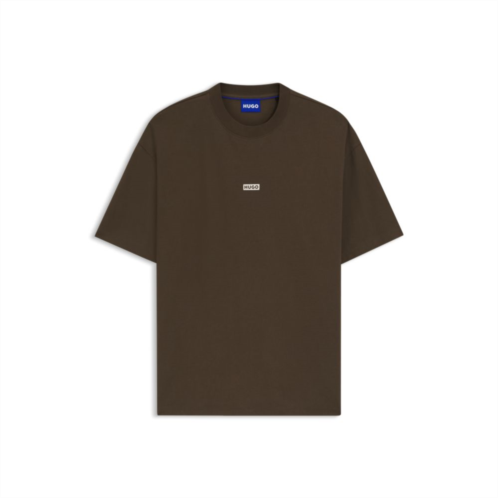 HUGO logo-print t-shirt in cotton jersey