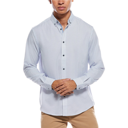 Report Collection 4-way stretch geo print sport shirt