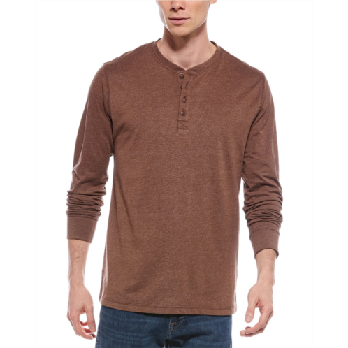 WEATHERPROOF VINTAGE brushed jersey henley shirt