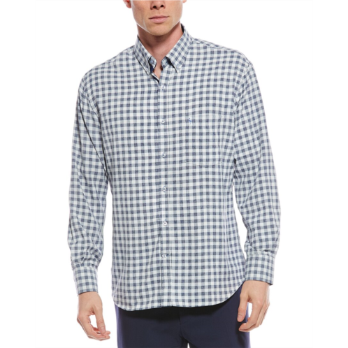 TailorByrd tailorbryd gingham printed performance shirt