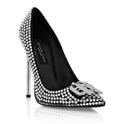 PHILIPP PLEIN strass high plein heels decollete gothic plein
