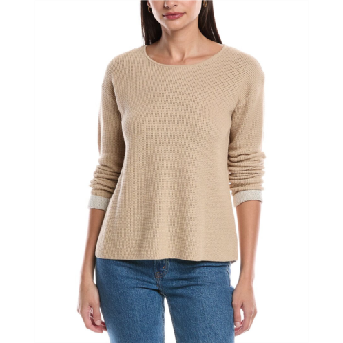 Alashan Cashmere plaited reversible cashmere-blend pullover