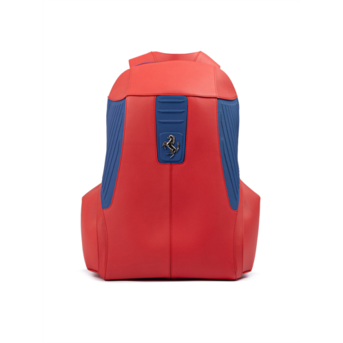 Ferrari leather technical mens backpack
