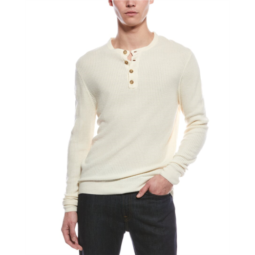 WEATHERPROOF VINTAGE vertical stitch henley shirt