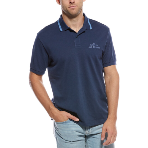 Scotch & Soda pique polo shirt