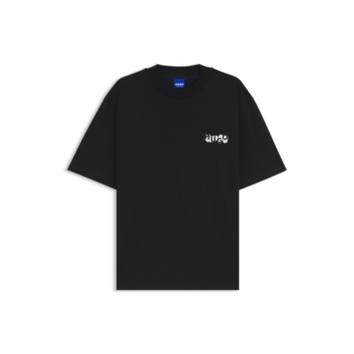 HUGO cotton-jersey t-shirt with logo artwork