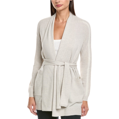 N.PEAL lurex detail cashmere cardigan
