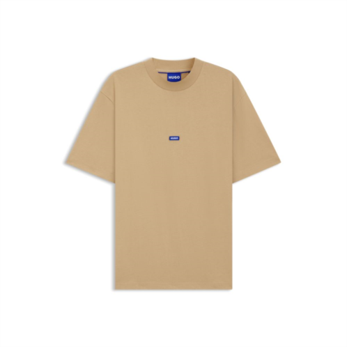 HUGO logo-patch t-shirt in cotton jersey