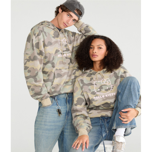 Aeropostale hello kitty camo pullover hoodie