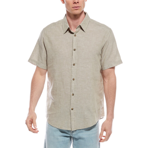 Report Collection linen-blend sport shirt