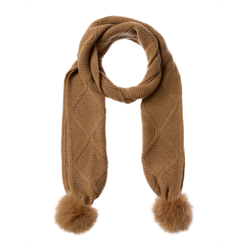 Forte Cashmere lux cable cashmere scarf