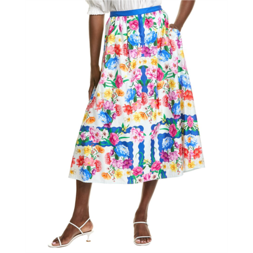 Elie Tahari marice printed skirt