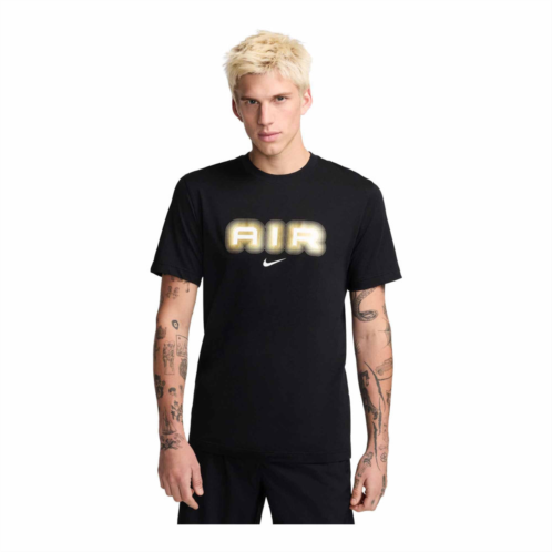NIKE mens sportswear graphic t shirt_black/metallic gold