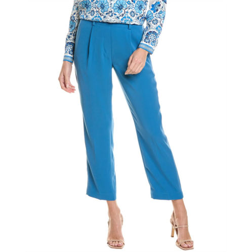 Elie Tahari pleated straight leg pant