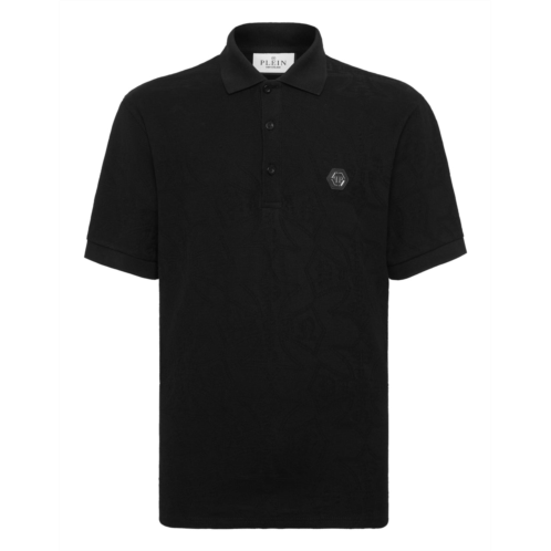 PHILIPP PLEIN polo t-shirt jacquard crest