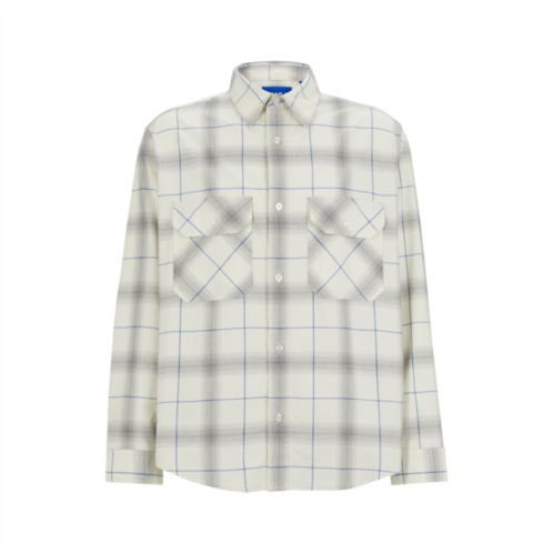 HUGO oversize-fit shirt in checked cotton twill