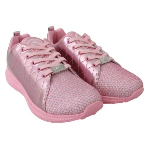 Plein Sport blush polyester runner gisella sneakers womens shoes