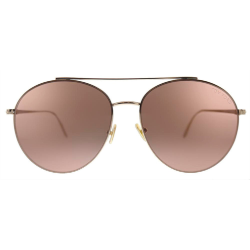 Tom Ford ft0757 28y aviator sunglasses