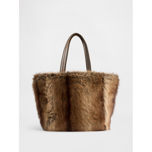 Gap Faux Fur Tote Bag