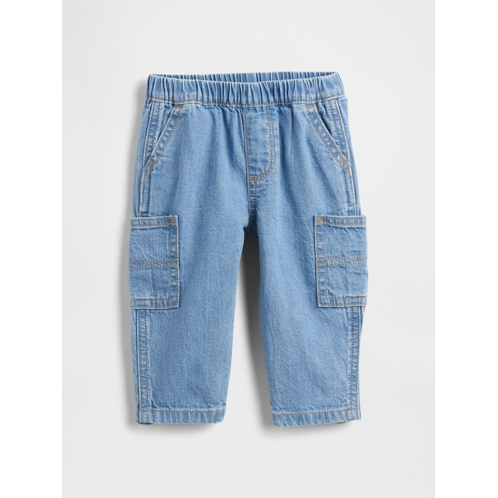 Gap Baby Pull-On Barrel Cargo Jeans