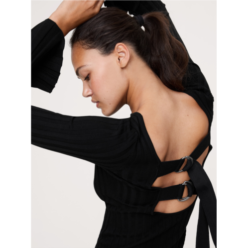 Bananarepublic Sculpted Ribbed Backless Top