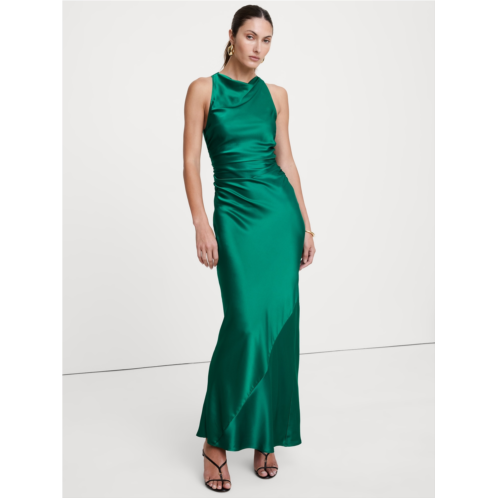 Bananarepublic Silk Cowl-Neck Gown