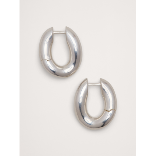 Bananarepublic Curvy Hoop Earrings
