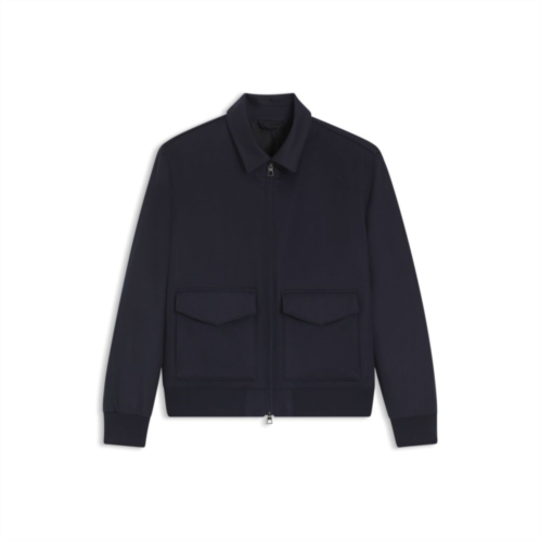 BOSS beckham x zip jacket in wool and cashmere