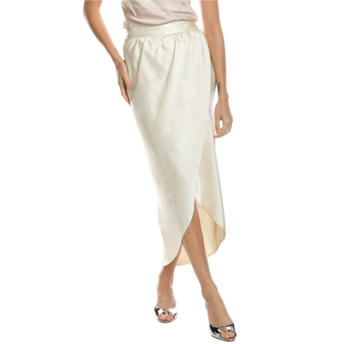 Reiss elsa silk wrap skirt